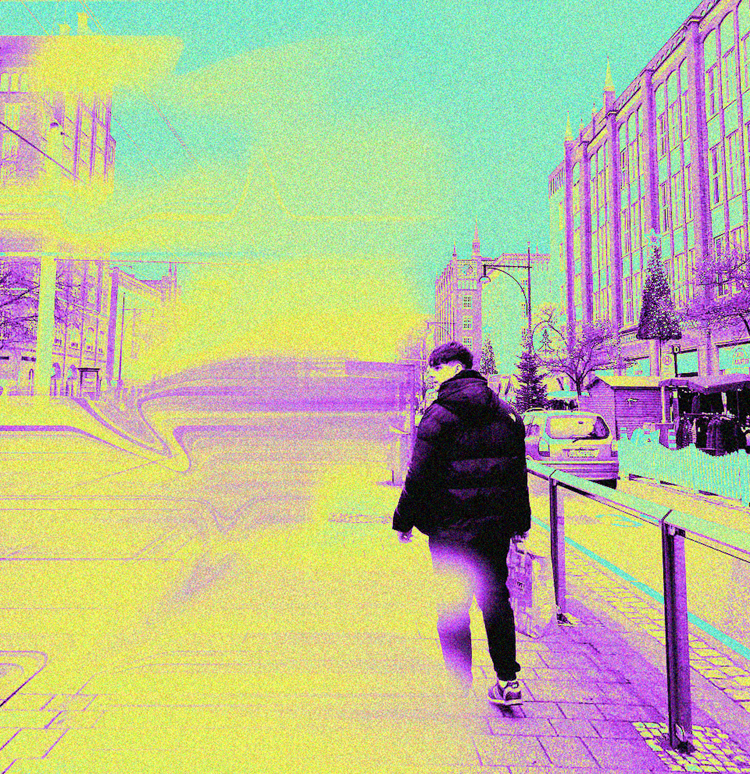 Project 6 Glitch Walk Digital Illustration